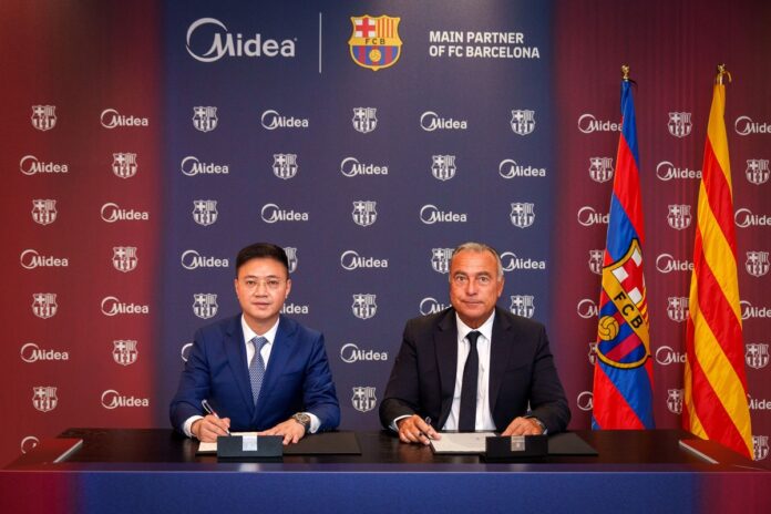 Midea nouveau sponsor maillot