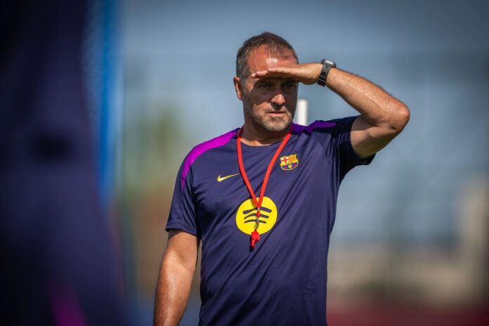 Hansi Flick avec le barca
