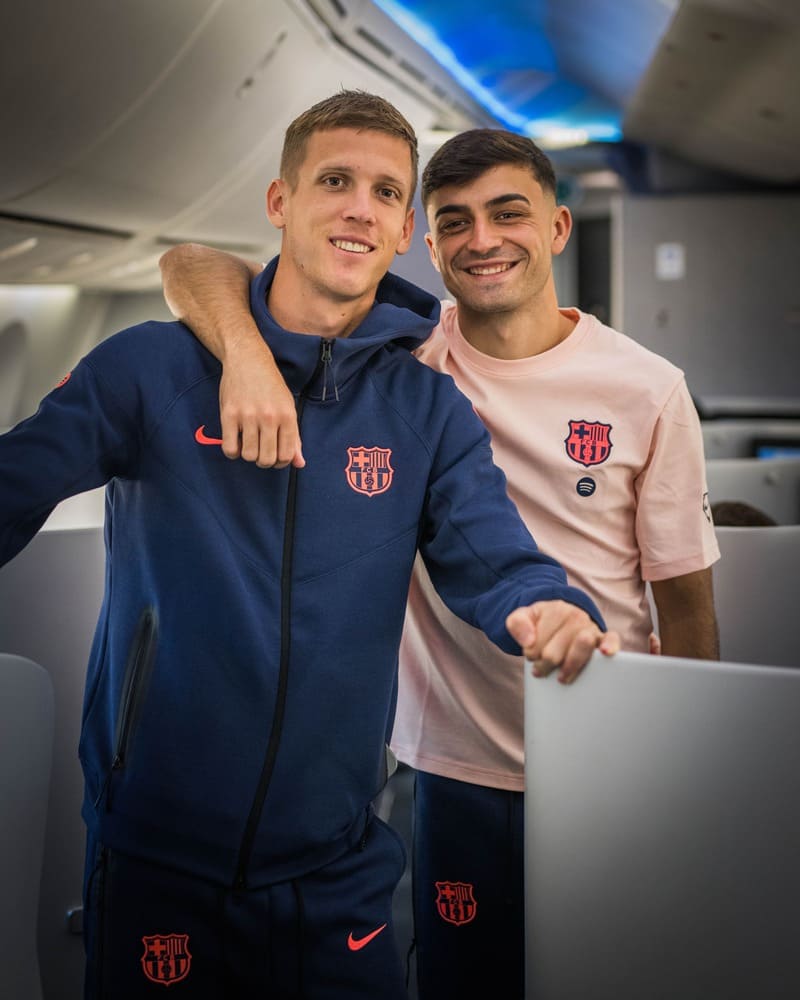 dani olmo et pedri a newcastle