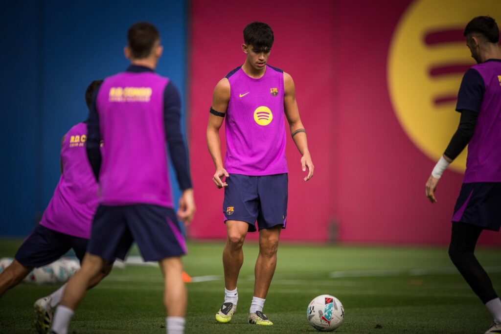 marc bernal avec le barca 