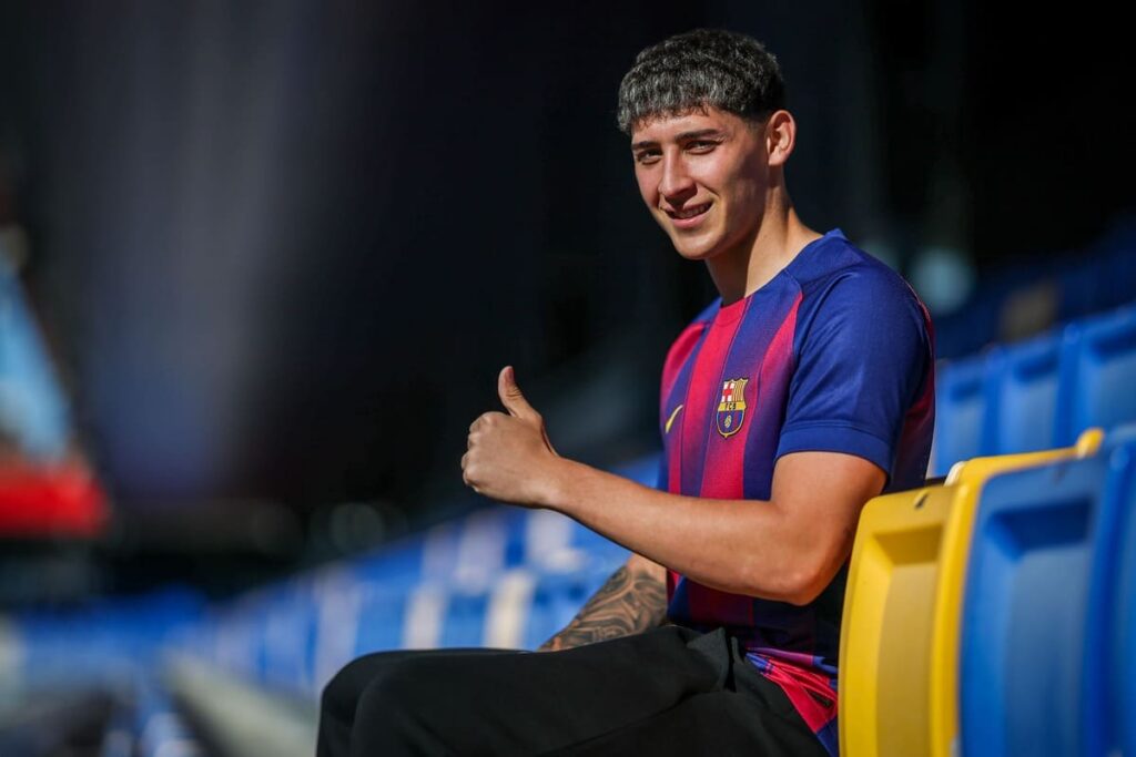 Patricio Pacífico heureux au barca