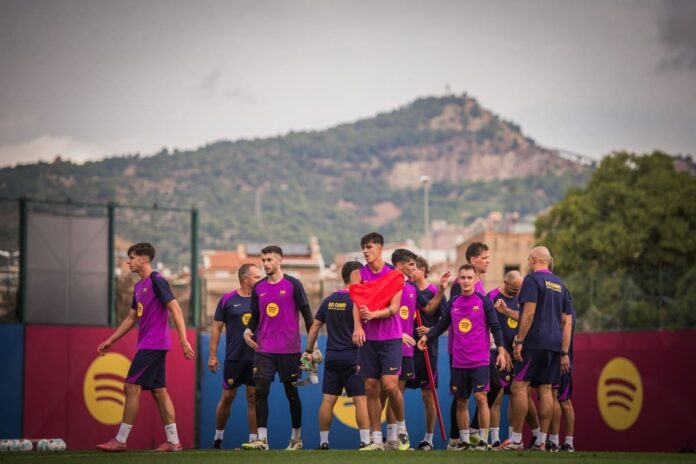 La defense du barca a du mal