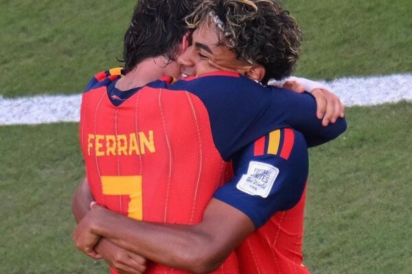 Lamine Yamal et Ferran Torres avec la sélection espagnole lors de la Coupe du monde 2026.