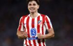 Julian Alvarez sous les couleurs de l’Atlético de Madrid pendant un match.