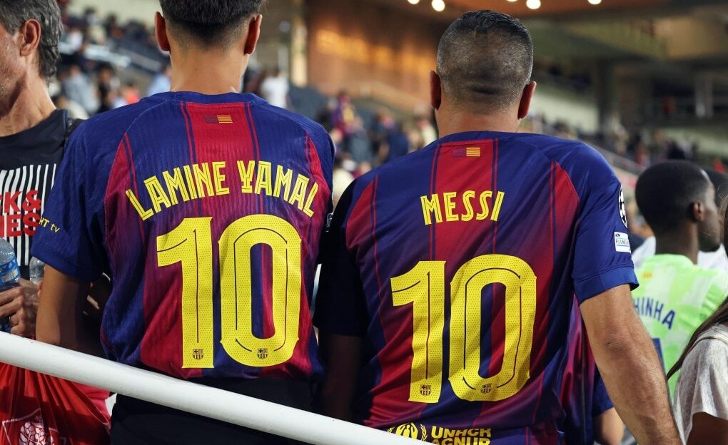 Lionel Messi et Lamine Yamal avant la finale de la Coupe du monde 2026 entre l’Argentine et l’Espagne.
