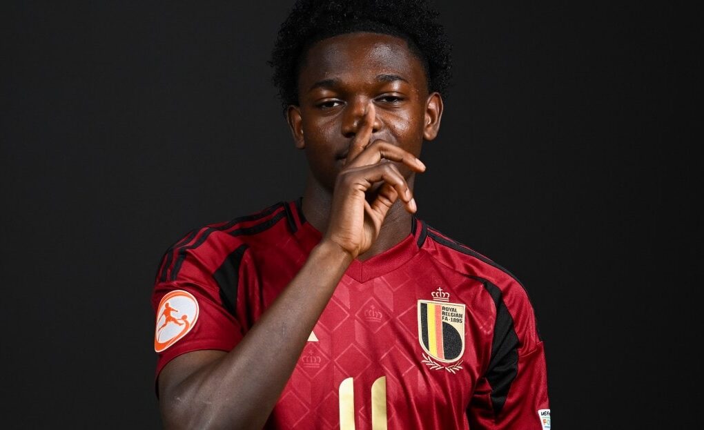 Jesse Bisiwu, ailier belge recruté par le Barça en provenance du Club Brugge.