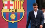 Rodri lors de sa présentation comme nouveau milieu du FC Barcelone.