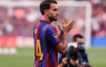 Eric García en action avec le Barça pendant la victoire face à Al Ahly au Trophée Gamper.