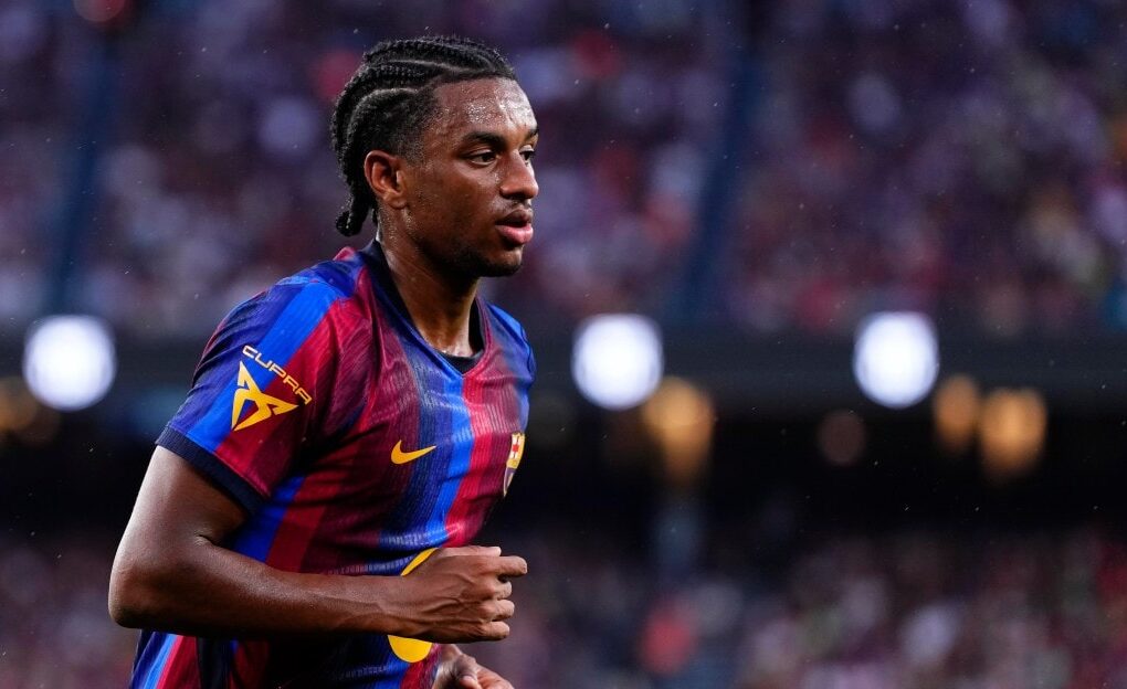 Alejandro Balde sous le maillot du FC Barcelone.