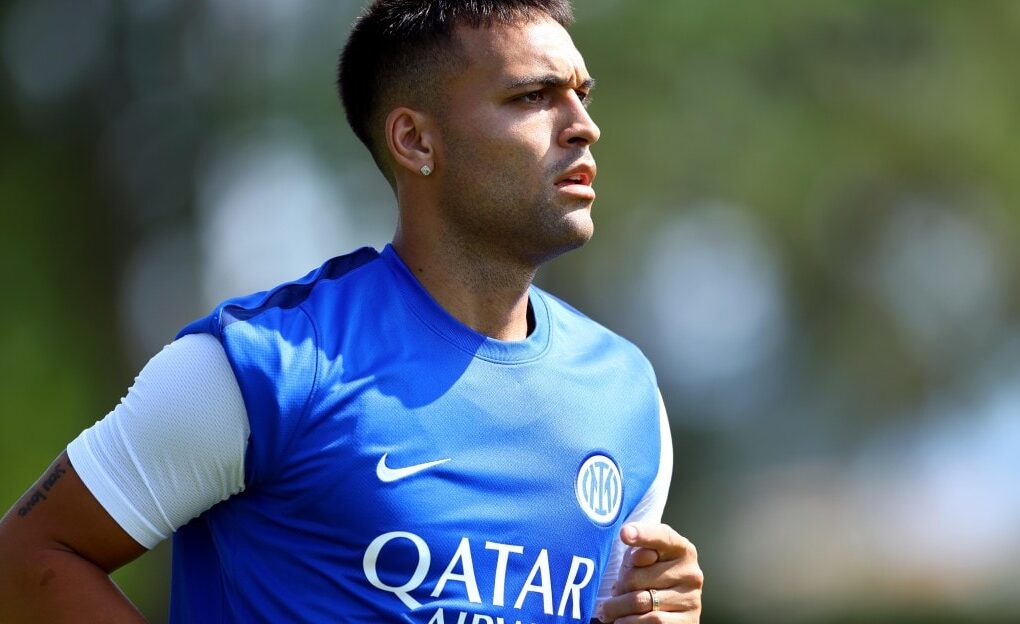 Lautaro Martínez sous le maillot de l’Inter, dont il est le capitaine.