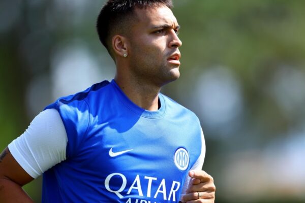 Lautaro Martínez sous le maillot de l’Inter, dont il est le capitaine.