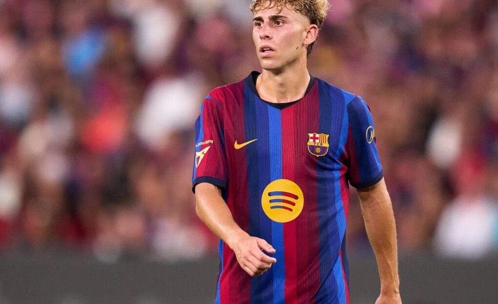 Des joueurs du Barça en action avant l’ouverture de la Liga contre Elche.