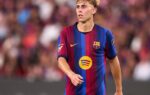 Des joueurs du Barça en action avant l’ouverture de la Liga contre Elche.