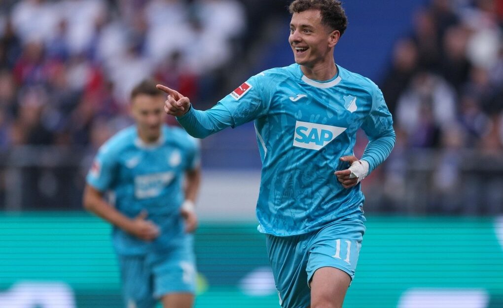 Fisnik Asllani, attaquant de Hoffenheim proche de rejoindre le RB Leipzig.