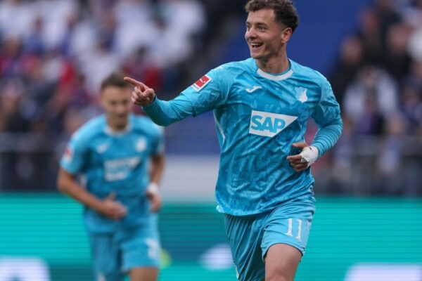 Fisnik Asllani, attaquant de Hoffenheim proche de rejoindre le RB Leipzig.