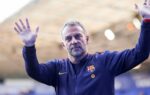 Hansi Flick pendant la préparation du Barça en Angleterre.