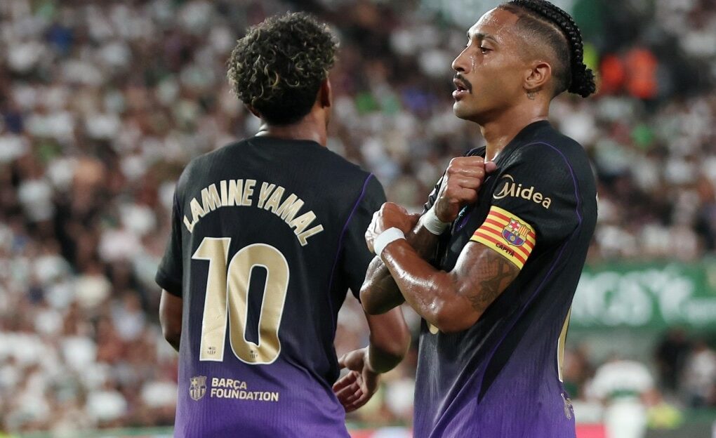 Les joueurs du Barça réunis avant une rencontre de Ligue des Champions.