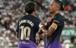 Les joueurs du Barça réunis avant une rencontre de Ligue des Champions.