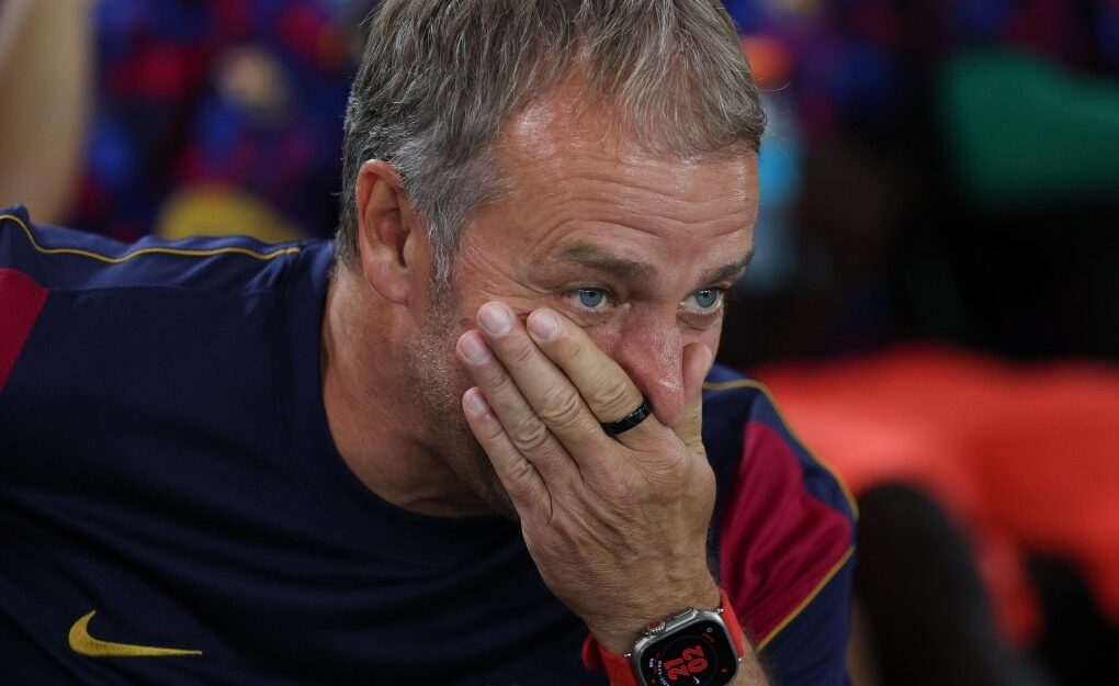 Yamal lors d’un entraînement avec l’équipe première du Barça.