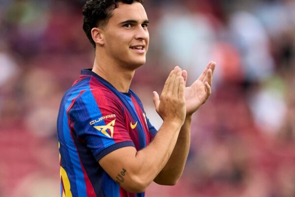Álvaro Cortés avec le Barça Atlètic avant son départ attendu vers le Royal Antwerp.