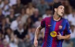 Héctor Fort avec le maillot du FC Barcelone.