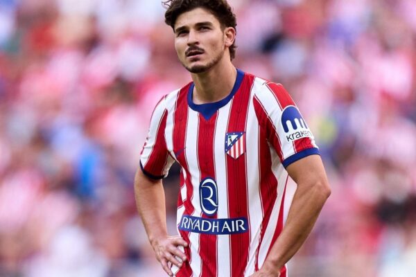 Julián Álvarez pendant une rencontre avec l’Atlético.