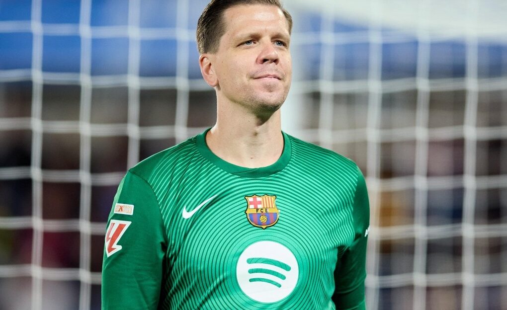 Le gardien Wojciech Szczęsny sous les couleurs du FC Barcelone.