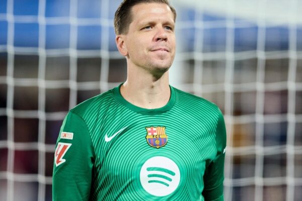 Le gardien Wojciech Szczęsny sous les couleurs du FC Barcelone.