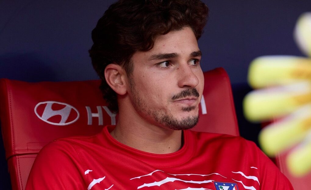 Julián Álvarez avec le maillot de l’Atlético de Madrid pendant une rencontre de Liga.