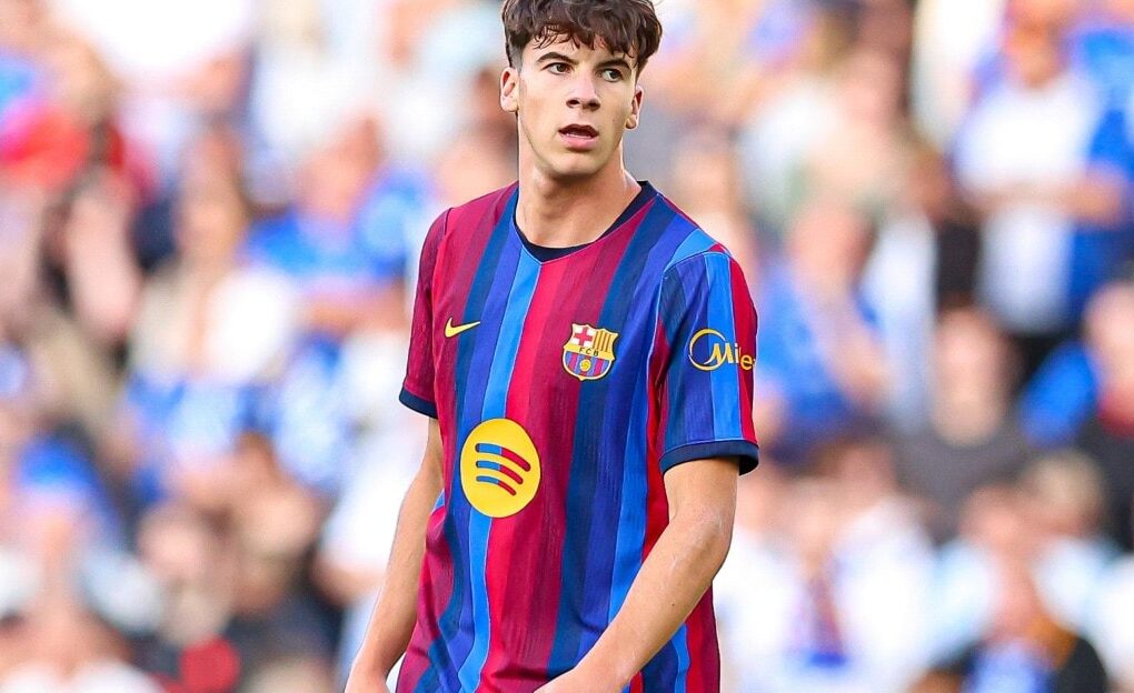 Le latéral gauche Jofre Torrents sous les couleurs du FC Barcelone.