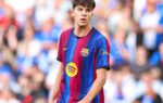 Le latéral gauche Jofre Torrents sous les couleurs du FC Barcelone.