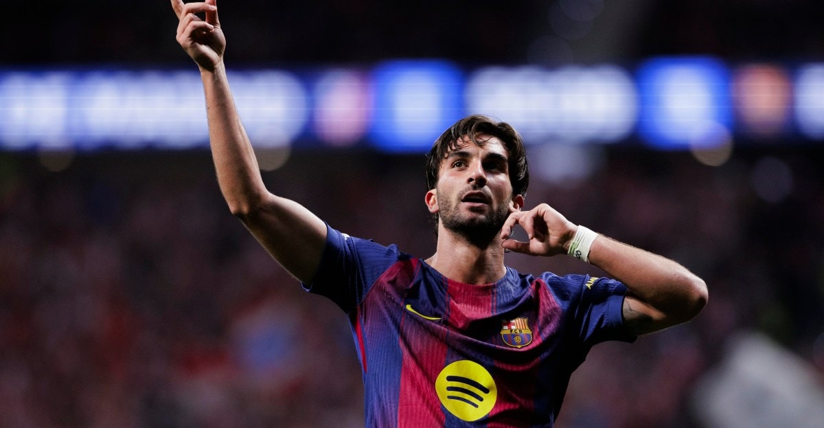 Ferran Torres avec le Barça avant son possible transfert au PSG.