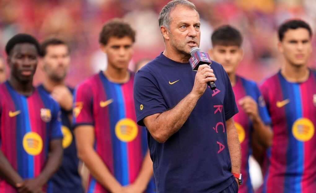 Les joueurs du FC Barcelone réunis pendant la présaison 2026-2027.
