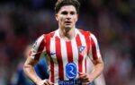 Julián Álvarez sous le maillot de l’Atlético Madrid lors d’un match.
