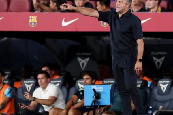 Raphinha sous le maillot du Barça lors du match contre l’Athletic Club.
