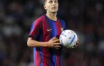 Roony Bardghji avec le FC Barcelone lors d’une séance d’entraînement.