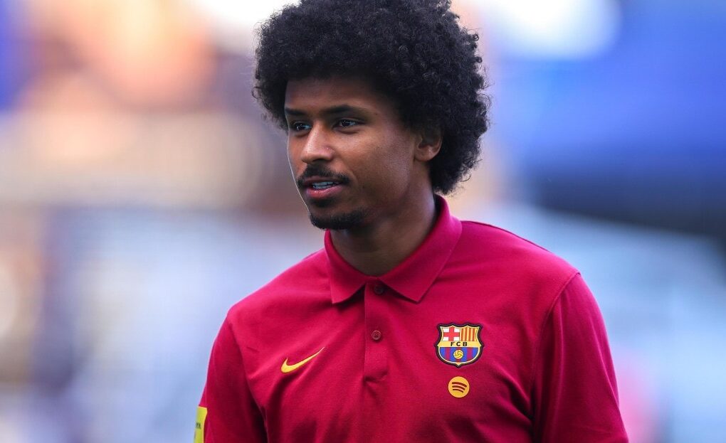 Karim Adeyemi pendant sa première semaine avec le Barça.