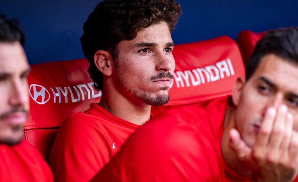 Julián Álvarez lors d’un match de football.