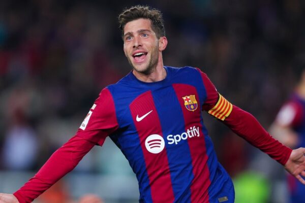 Sergi Roberto, ancien milieu du Barça, avant son départ attendu vers le LA Galaxy.