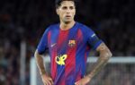 João Cancelo en action sous le maillot du Barça lors de son précédent prêt.