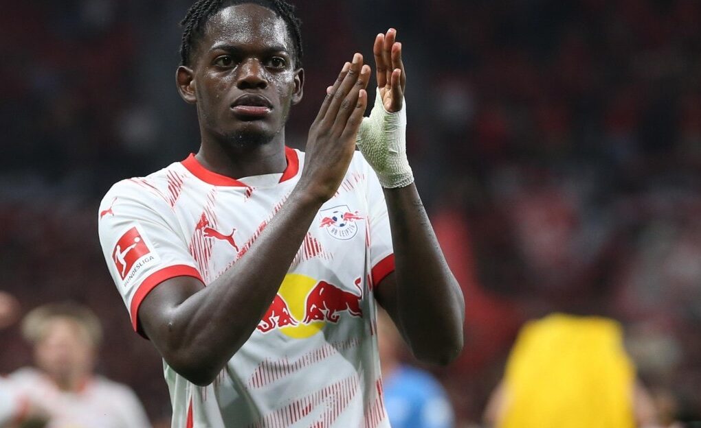 Castello Lukeba sous les couleurs du RB Leipzig.