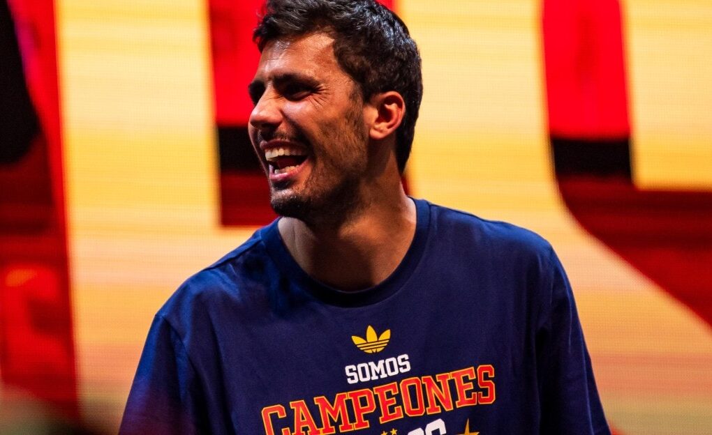 Rodri lors d’un match avec Manchester City.