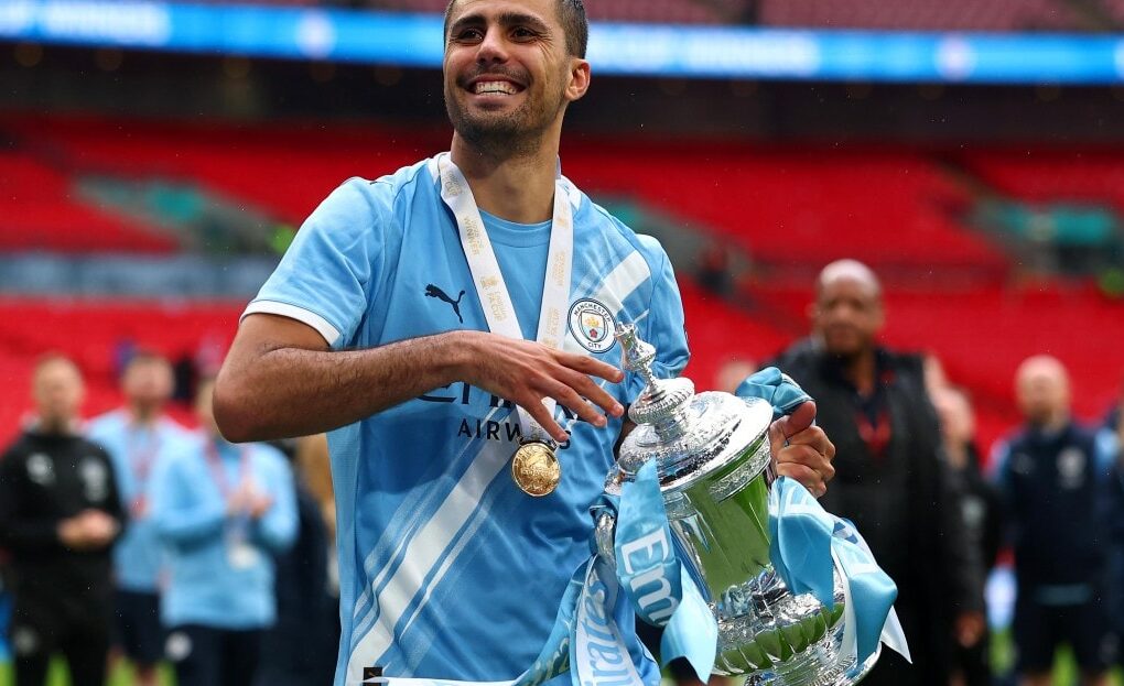 Rodri sous les couleurs de Manchester City.