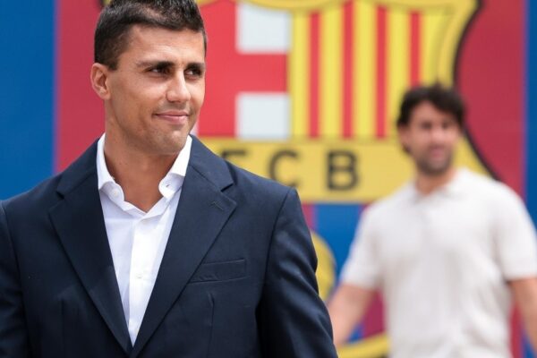 Portrait de Rodri, transféré de Manchester City au FC Barcelone.