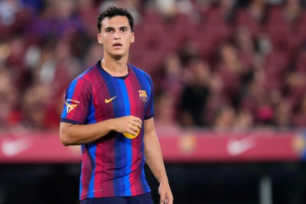 Álvaro Cortés lors de son passage au Barça avant son départ pour le Royal Antwerp.