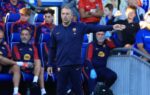 Hamza Abdelkarim avec le Barça lors du match de préparation face à Birmingham City.