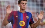 Hamza Abdelkarim et Brian Fariñas à l’entraînement avec l’équipe première du Barça.