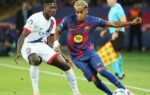 Le Barça pendant une rencontre de Ligue des Champions.