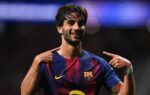 Ferran Torres sous le maillot du FC Barcelone avant son départ vers le Paris Saint-Germain.