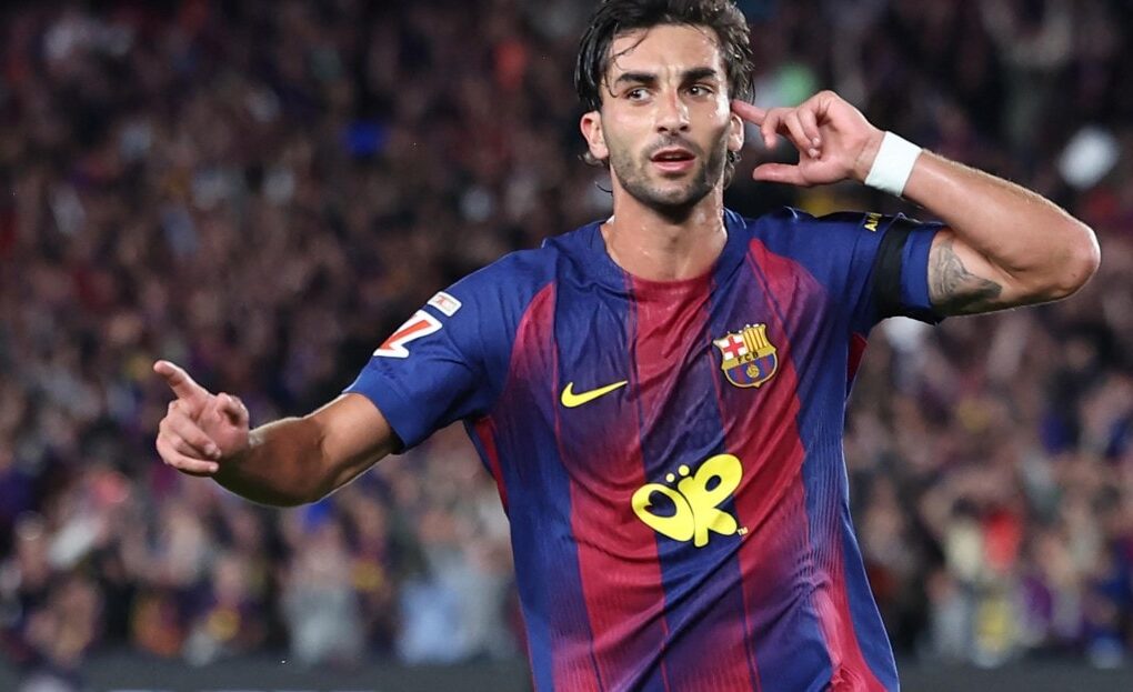 Ferran Torres avec le Barça avant son transfert au Paris Saint-Germain.